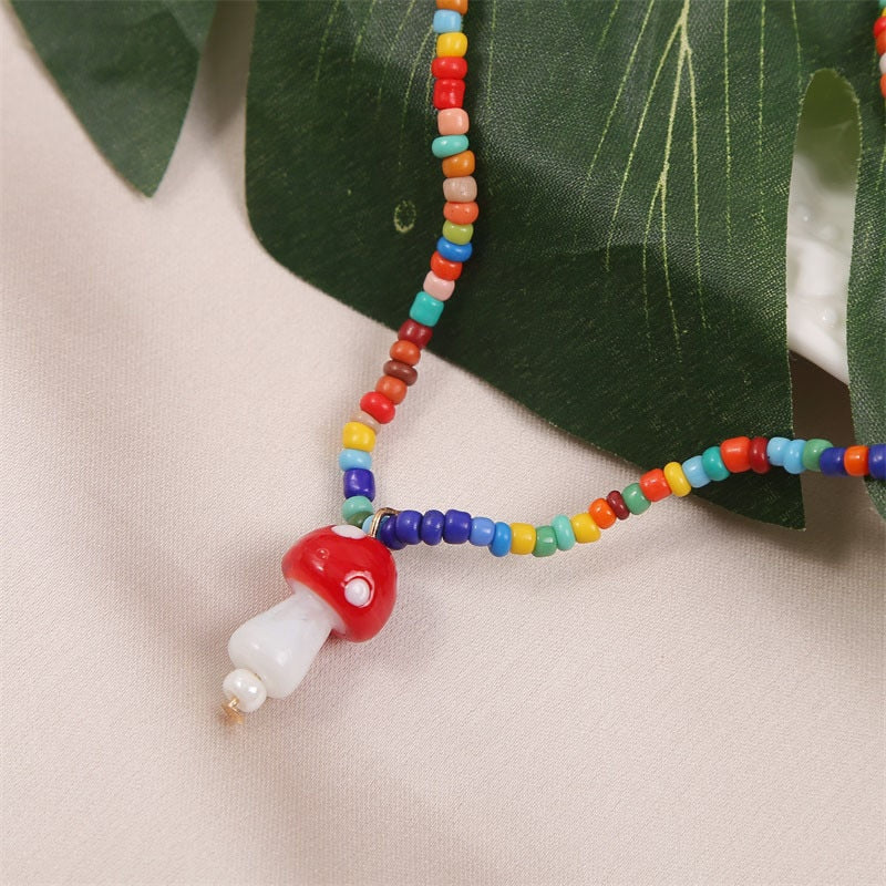 Bohemian Women's Multicolor Beads Handmade Necklaces