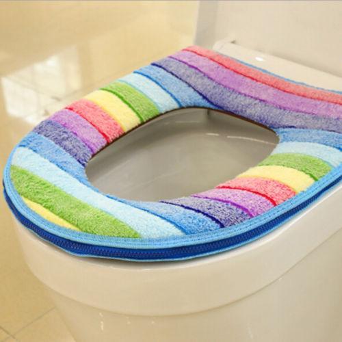 Rainbow Toilet Seat Cover