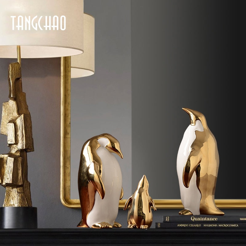 Penguin Sculpture Home Décor