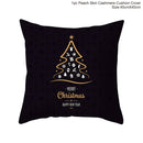 FENGRISE 45x45cm Cotton Linen Merry Christmas Cover Cushion