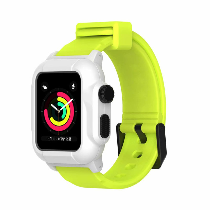 IP68 Waterproof Apple Watch Silicone Case & Strap