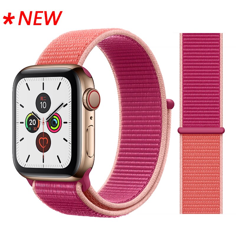 Soft Breathable Replacement Strap Sport Loop for iwatch series