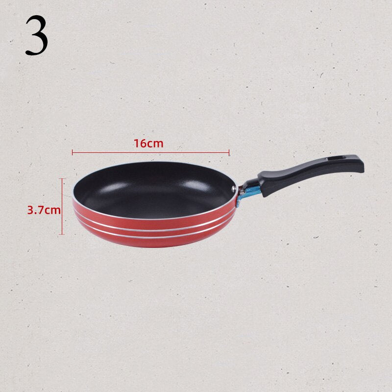12/14/16cm Non-stick Aluminum Frying Pans