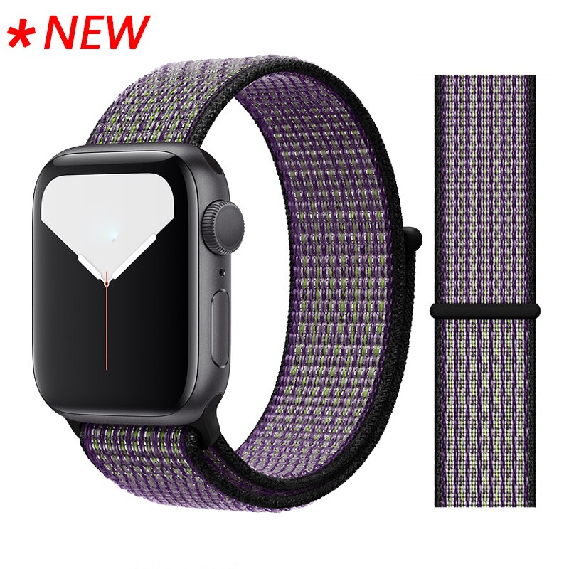 Soft Breathable Replacement Strap Sport Loop for iwatch series