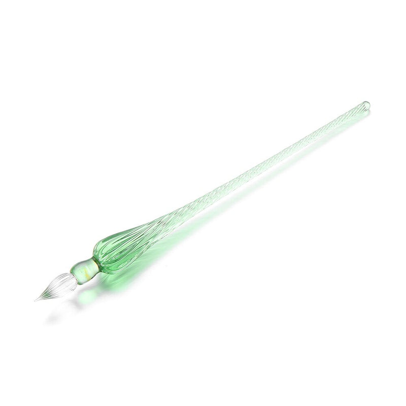 Vintage Glass Dip Dipping Pen Holder