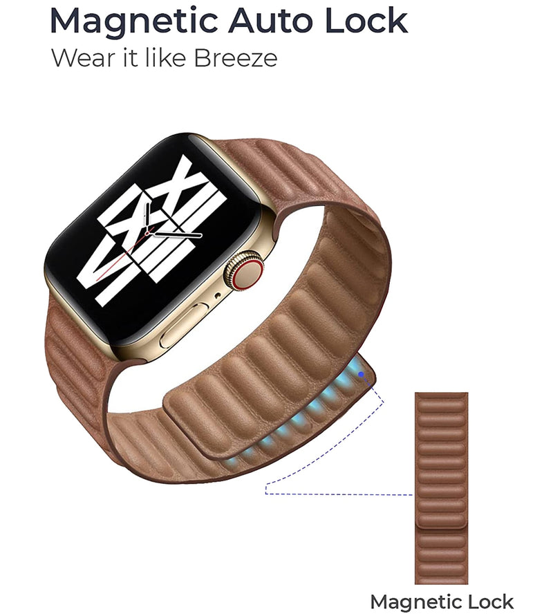Leather Link For Apple Watch Band