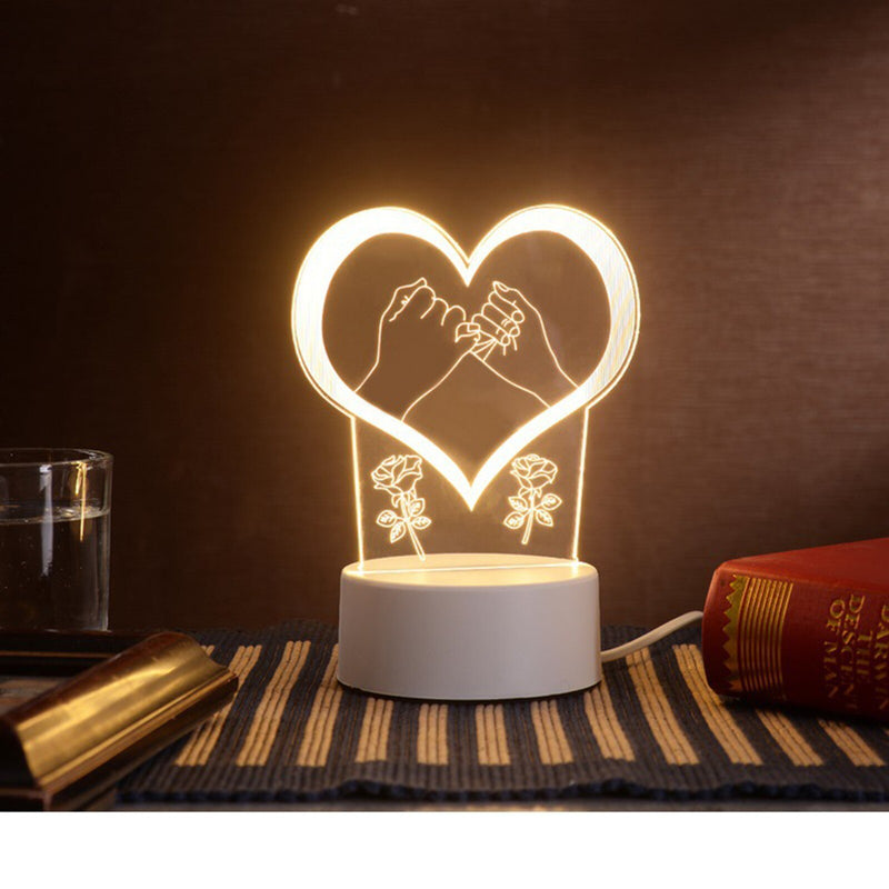 Acrylic 3D Night Light Lamp