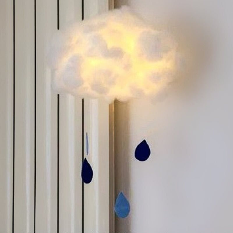 Cute Handmade Cotton Cloud Light