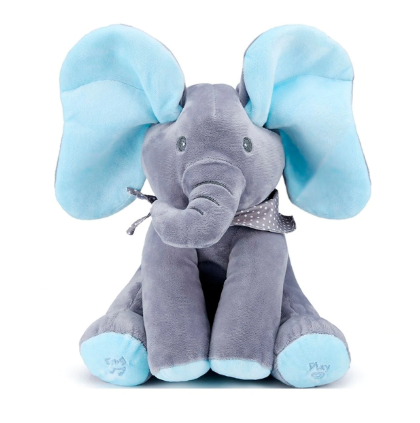 30cm Peek a Boo Elephant Teddy Bear Plush Toy