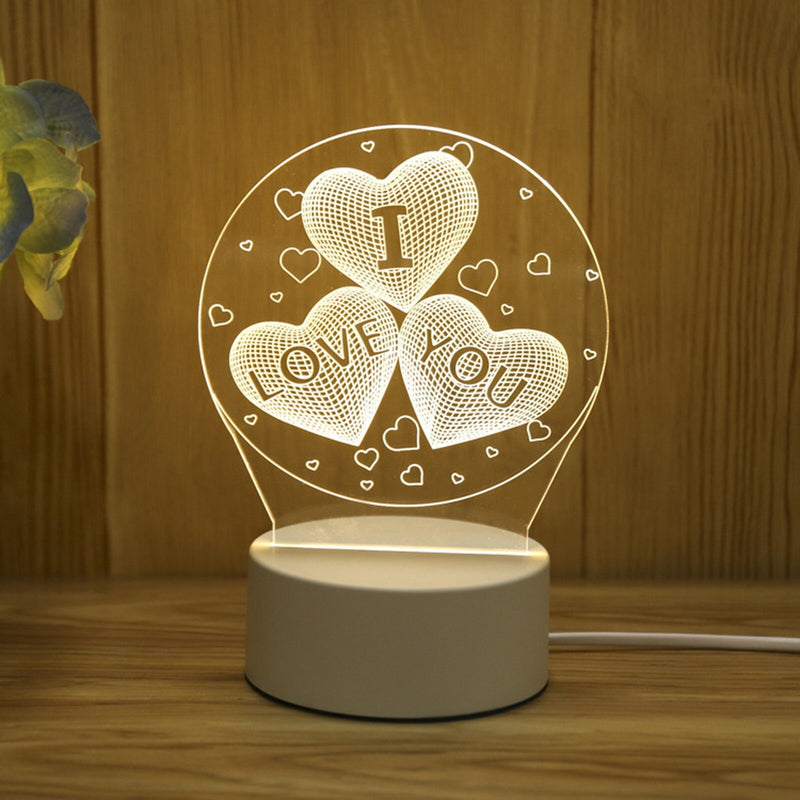 Acrylic 3D Night Light Lamp