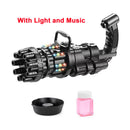 Electric Bubble Machine Toy Gun