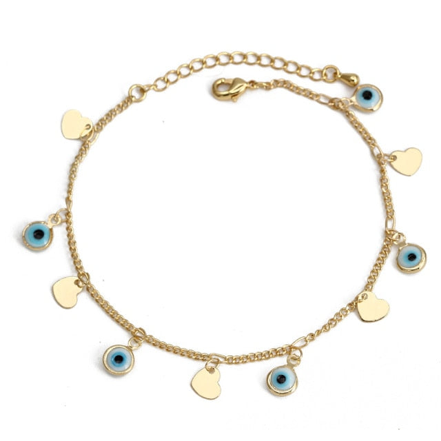 Enamel & Stones Charm Bracelet