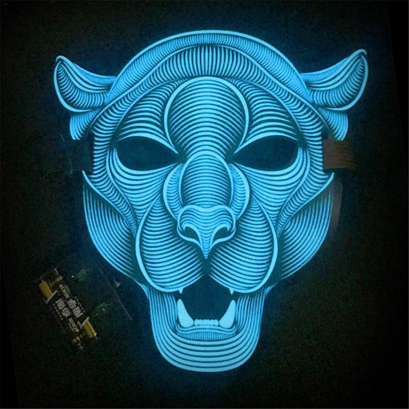 High Quality EL wire mask LED cold light mask sound activated