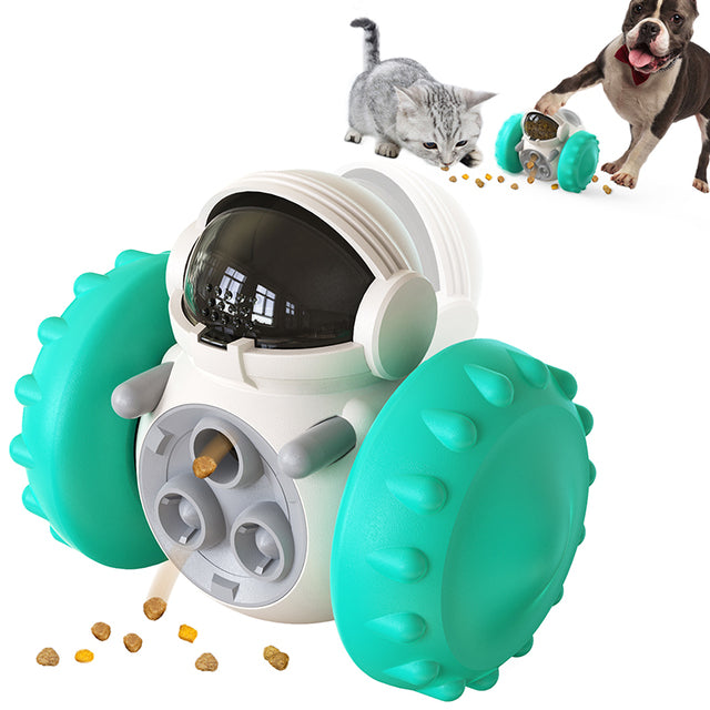 Slow Feed Tumbler Food Dispenser Pet Toy