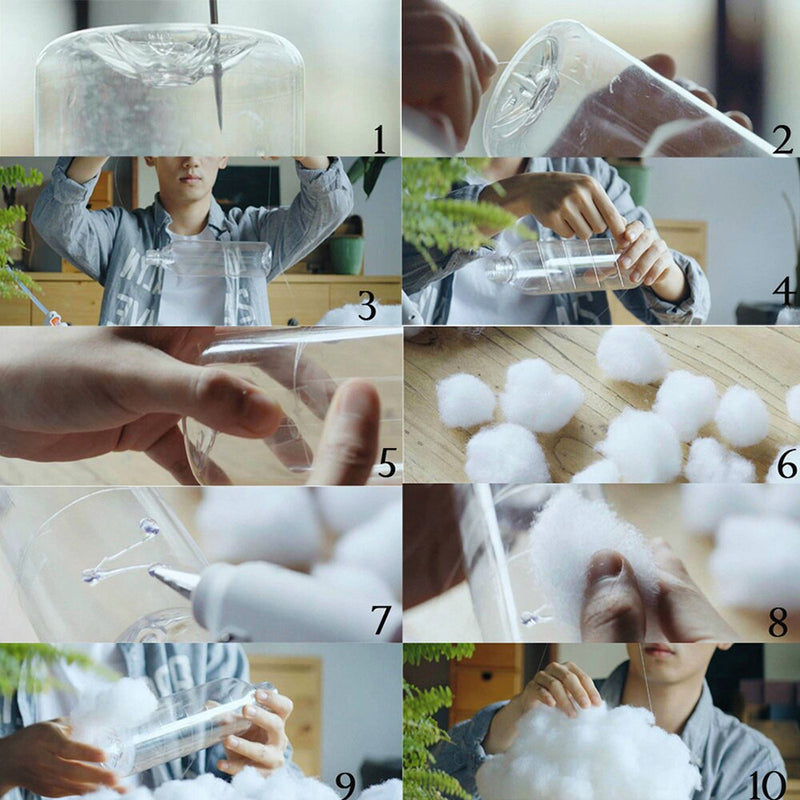 Cute Handmade Cotton Cloud Light