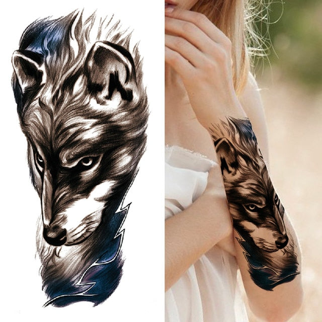 Black Forest Arm Tattoo Sticker