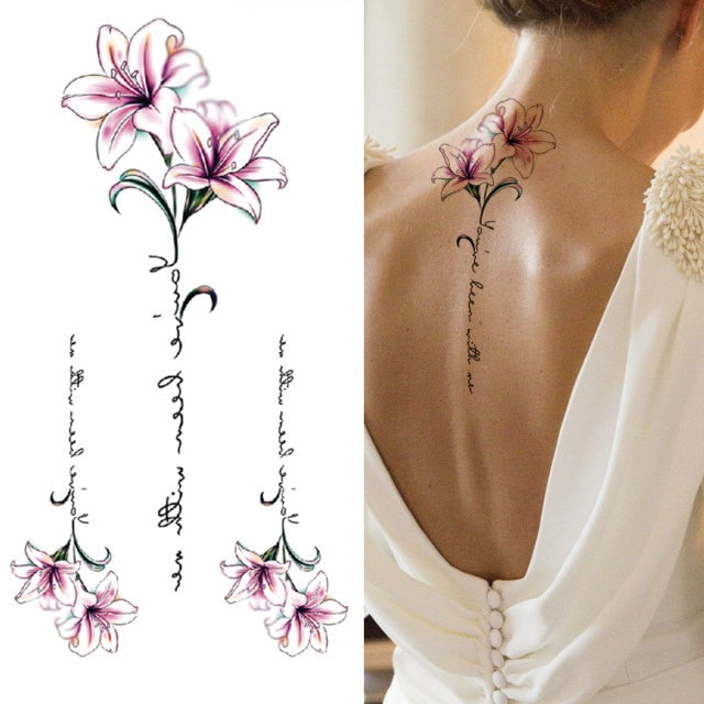 Black Forest Arm Tattoo Sticker