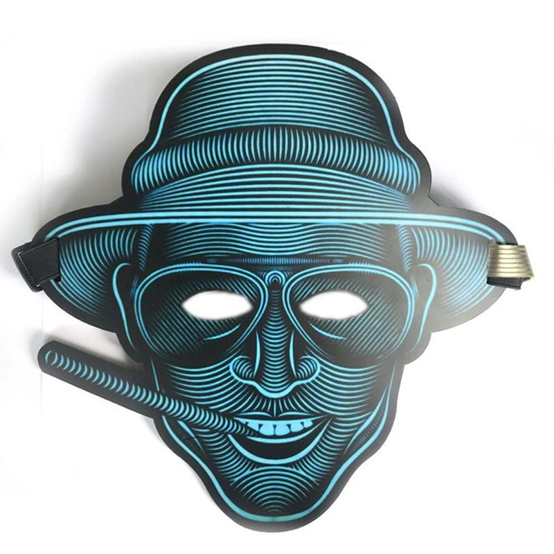 High Quality EL wire mask LED cold light mask sound activated