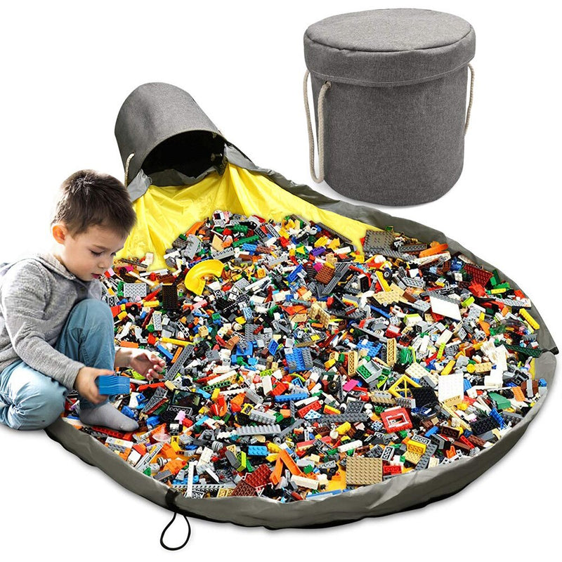 Convenient Toy Storage Bag Basket / Large Play Mat