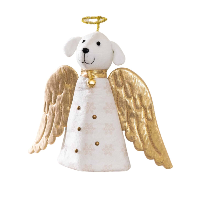 Golden Angel Dog Artisan Christmas Decoration