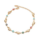 Enamel & Stones Charm Bracelet