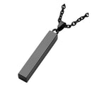 Minimalist Stainless Steel Bar Necklace