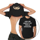 NINJA DISGUISE Flip Shirt - Funny Graphics T-Shirt
