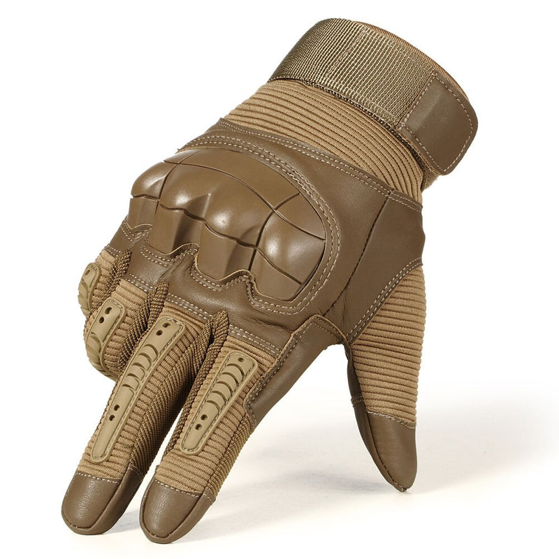 Touch Screen Tactical Rubber Knuckle Gloves