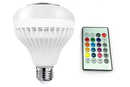 Wireless Bluetooth Speaker+12W RGB Bulb LED Lamp with Remote Control