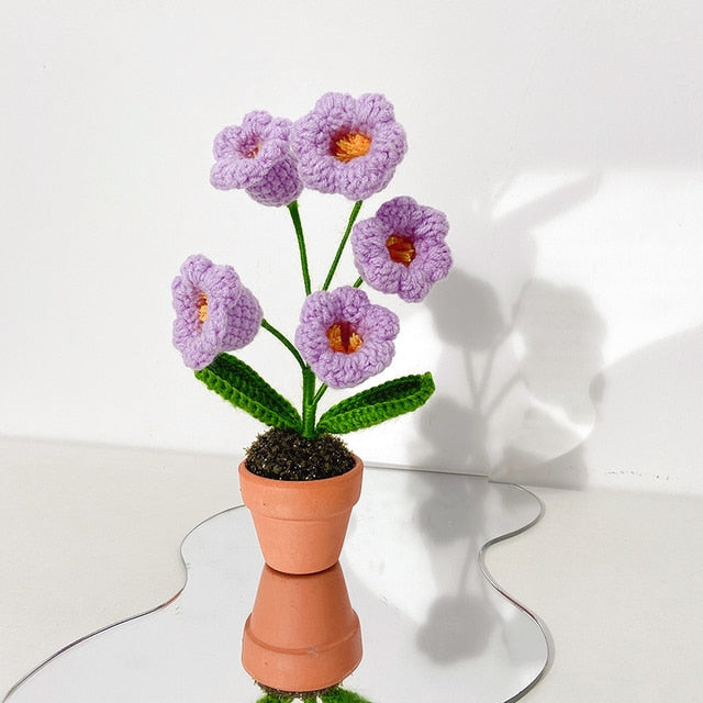 Hand-woven Knit Flower