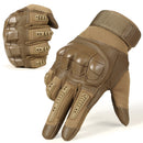 Touch Screen Tactical Rubber Knuckle Gloves