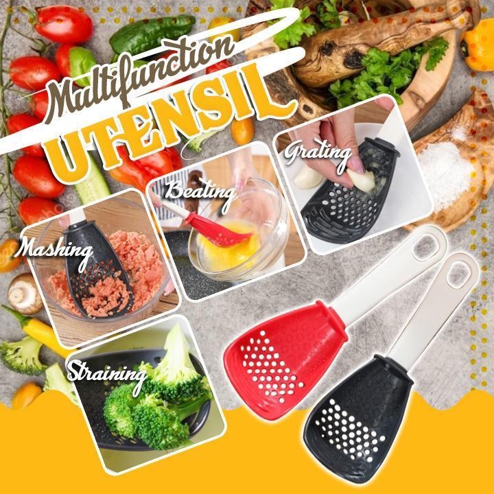 Multifunctional Heat-resistant Cooking Spoon