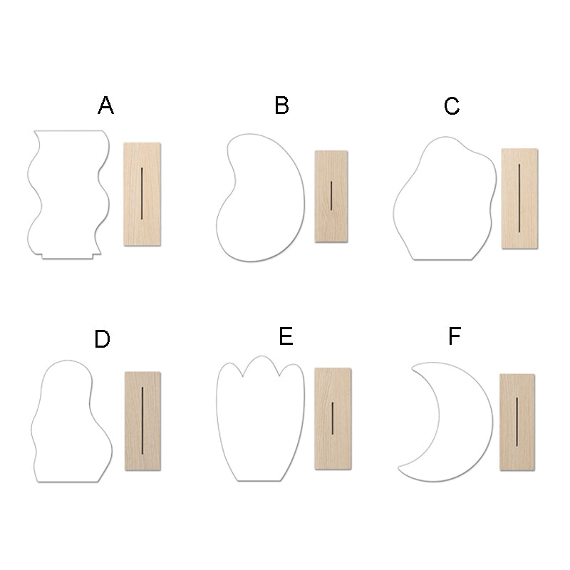 Irregular Acrylic Makeup Mirror