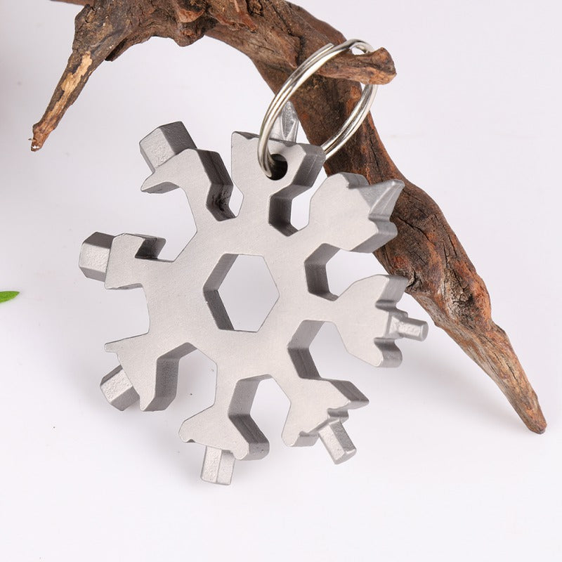 Portable Outdoor Snowflake Tool