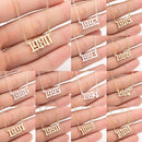 Women Personalized Necklace Special Date Year Number
