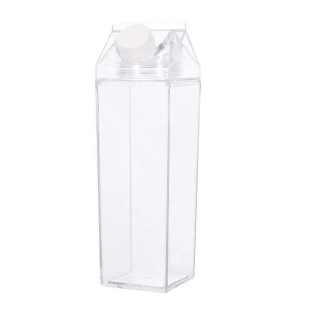 Milk-Carton-Designed Water Bottle