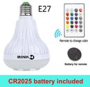 Wireless Bluetooth Speaker+12W RGB Bulb LED Lamp with Remote Control