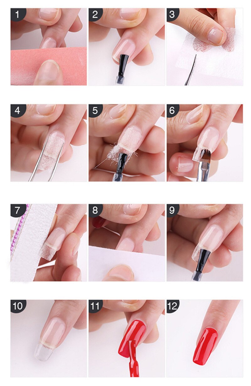 Silk Fiberglass Nail Extension Form