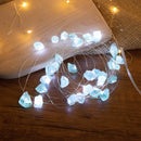 Green Crystal Stone String Lights