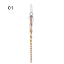 Vintage Glass Dip Dipping Pen Holder