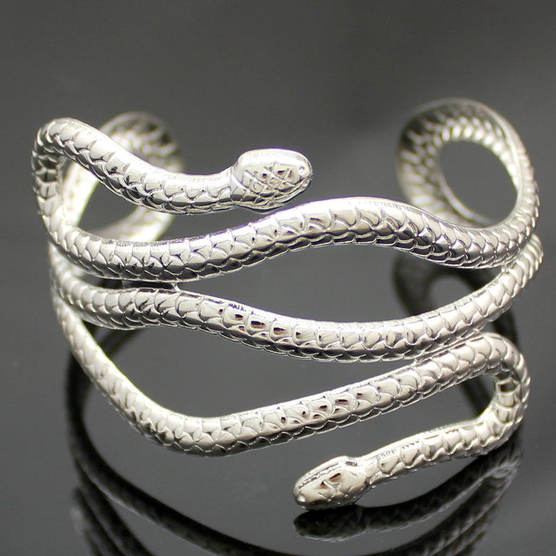 Cleopatra Swirl Snake Arm Cuff Armlet Armband