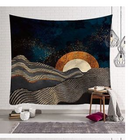 Mountain Sea Sunset desert landscape indoor living room bedroom Wall