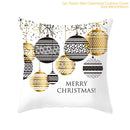 FENGRISE 45x45cm Cotton Linen Merry Christmas Cover Cushion