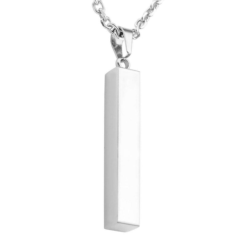Minimalist Stainless Steel Bar Necklace